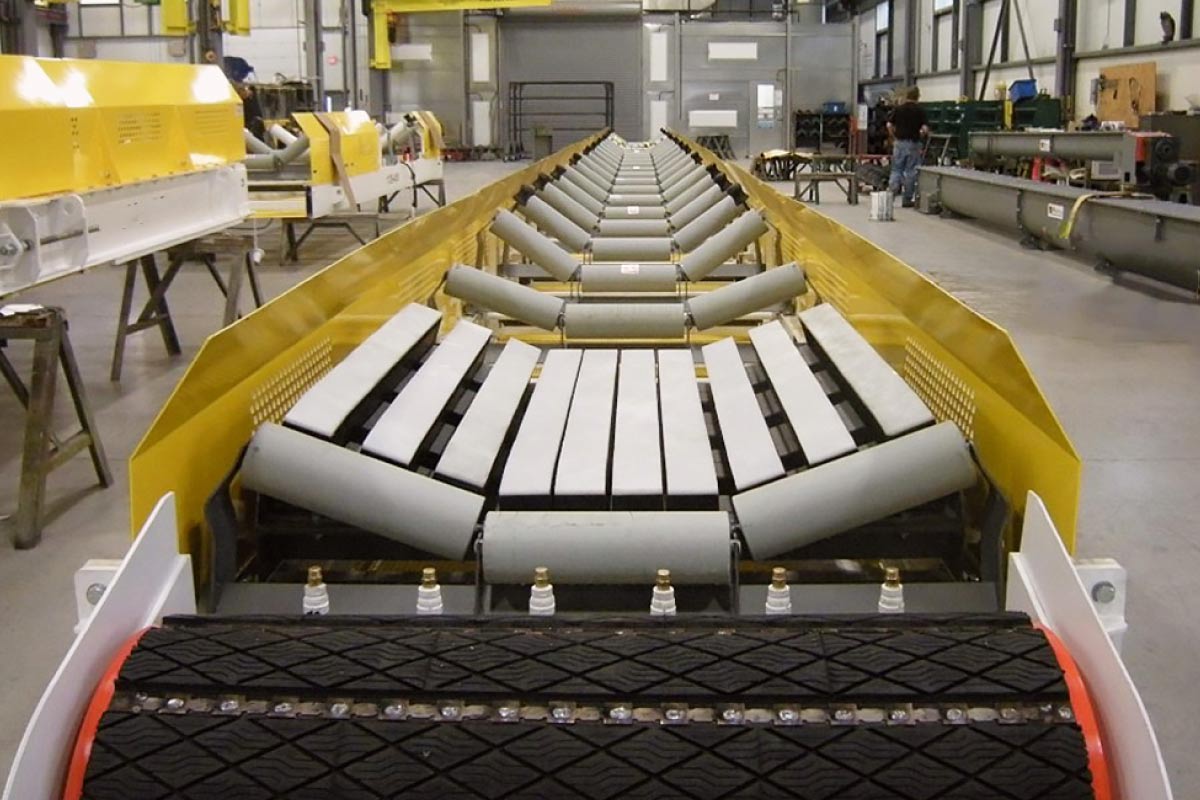 Belt conveyors manufactured by Nordstrong.